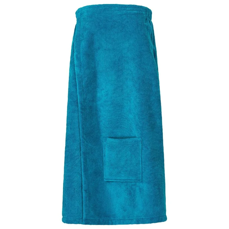 Floringo Luxus Saunakilt Damen Twin-Star Klettverschluss Sauna-Kilt aufgesetzte Tasche
