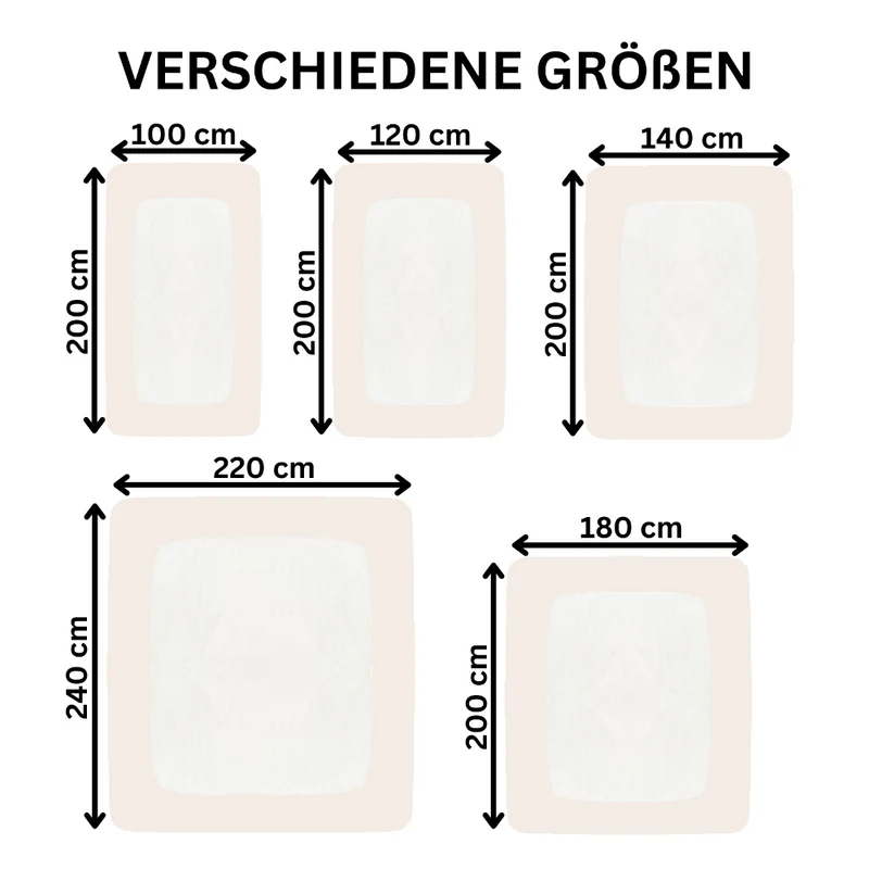 Spannbetttuch 90x200-100x220 cm auch für Wasserbett 160g/m² Line green Moon