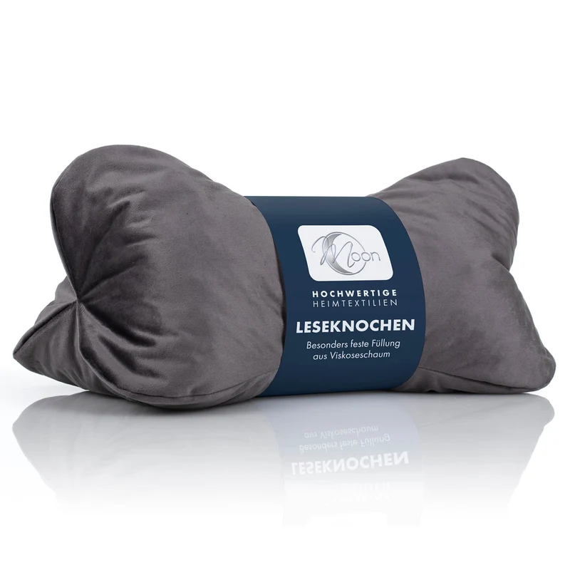 Moon Leseknochen mit 330g Viscoschaumflocken ca. 24x42 cm extra fest