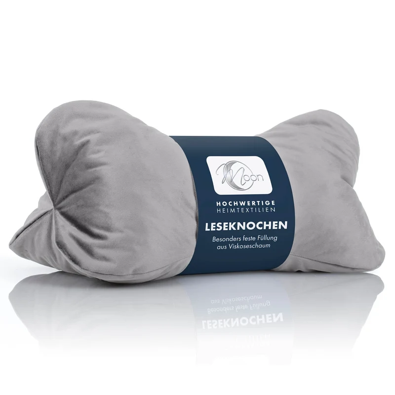 Moon Leseknochen mit 330g Viscoschaumflocken ca. 24x42 cm extra fest