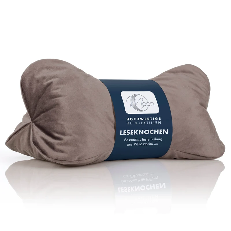 Moon Leseknochen mit 330g Viscoschaumflocken ca. 24x42 cm extra fest