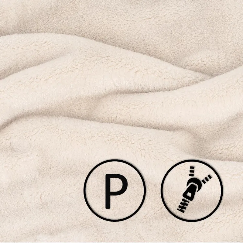 2er Pack Kissenbezug 50x50 cm Cashmere Feeling Kissenhülle 500g/m² Moon Flanell