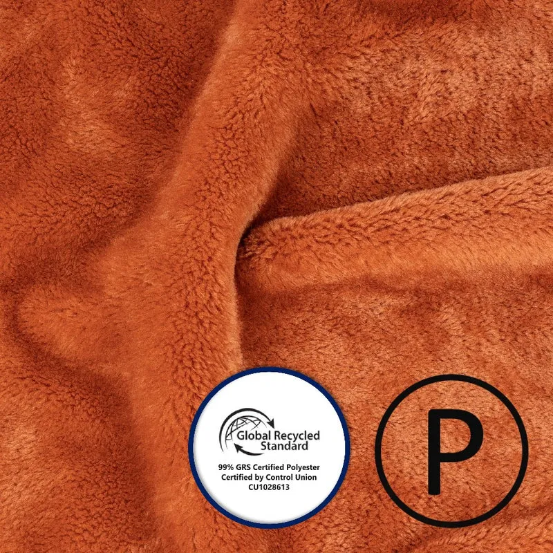 Kuscheldecke 150x200 cm Wohndecke 100% Polyester 500g/m² Flanell Moon Arktis