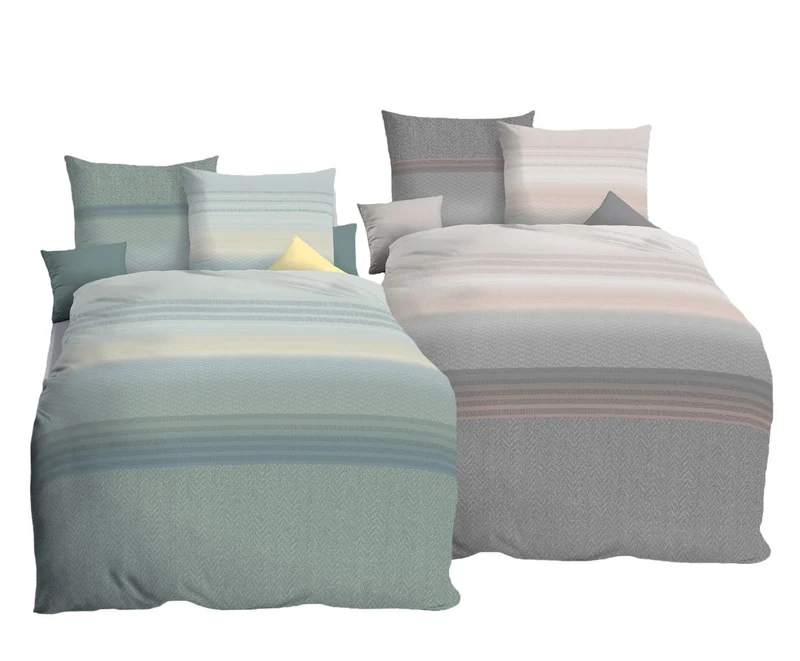 Kaeppel Satin Bettwäsche 135x200 Sweet Home 100%Baumwolle Division 211