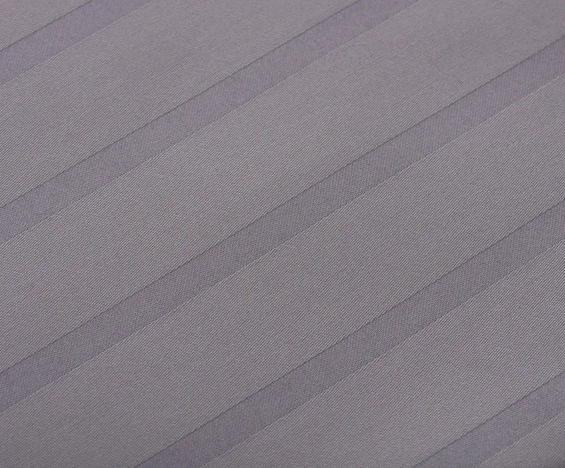 Gözze Bettwäsche Hotelbettwäsche Viola 24 mm Damast Streifsatin mit Hotelverschluss 135x200 / 80x80