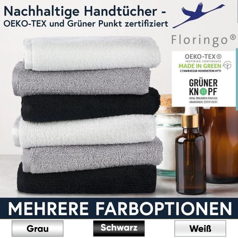 10er Pack Friseurtuch Handtücher Microfaser mit saugstarker Oberfläche Floringo