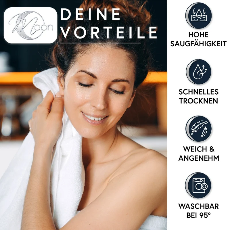 10er Pack Friseurtuch Handtücher Microfaser mit saugstarker Oberfläche Floringo