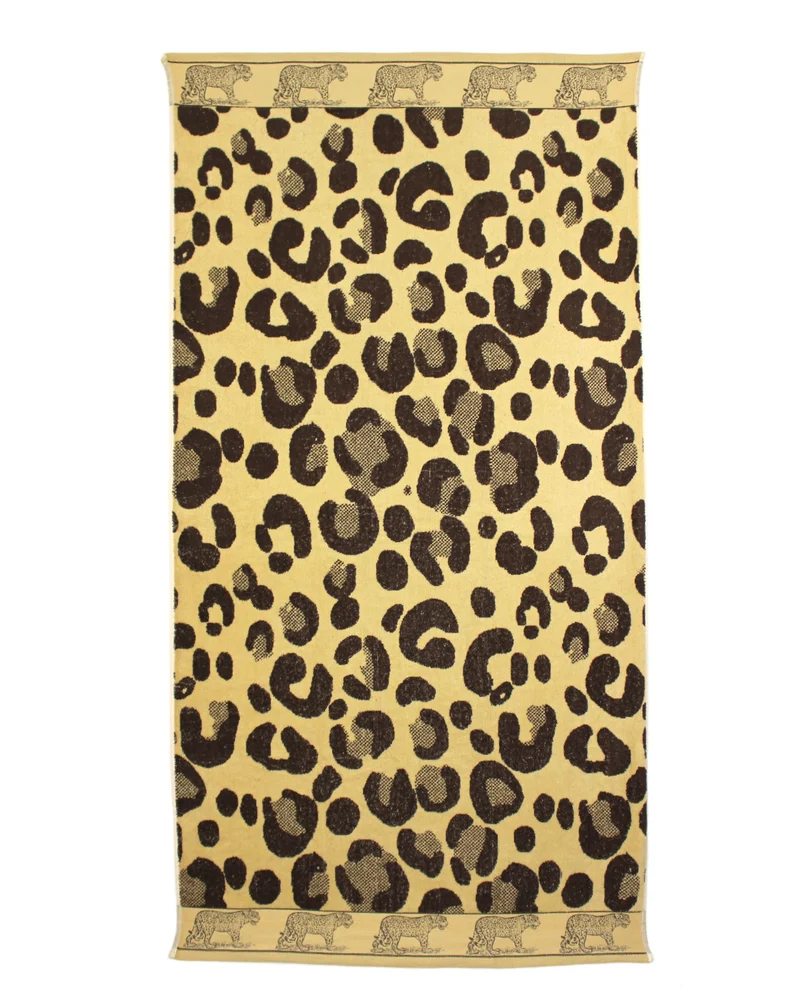 P.K. Collection Strandtuch 90x165 cm Badetuch Strandlaken 100% Baumwolle Velours Frottee