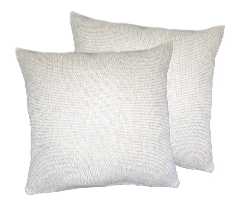 MOON-Luxury Doppelpack Kissenhülle in Struktur-Optik Chenille garngefärbt 30x50 Kissenbezug Dallas