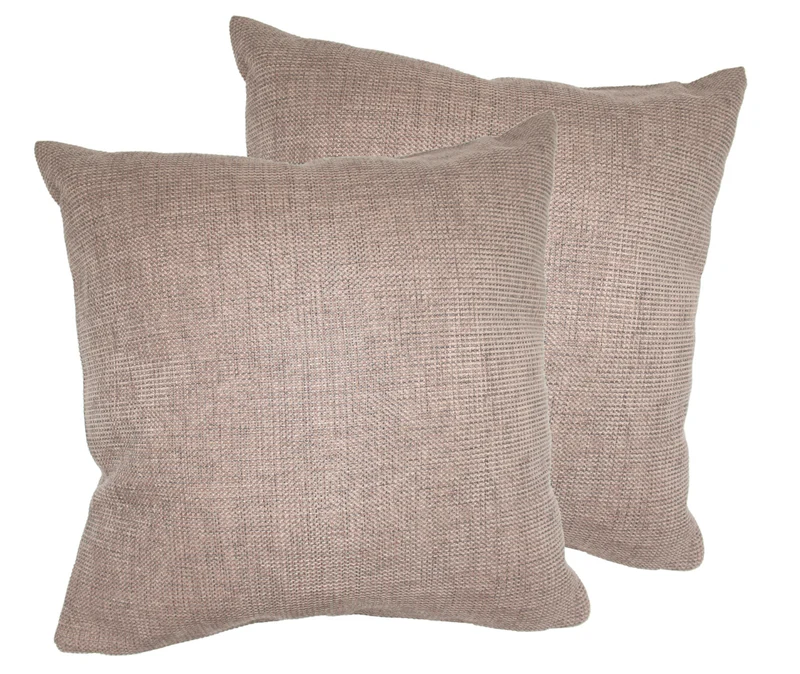 MOON-Luxury Doppelpack Kissenhülle in Struktur-Optik Chenille garngefärbt 30x50 Kissenbezug Dallas
