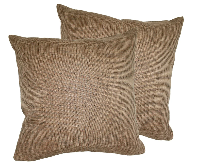 MOON-Luxury Doppelpack Kissenhülle in Struktur-Optik Chenille garngefärbt 30x50 Kissenbezug Dallas