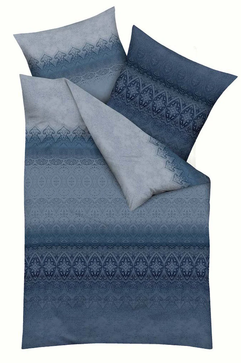 Kaeppel Mako Satin Bettwäsche 100% Baumwolle Crystal 135x200