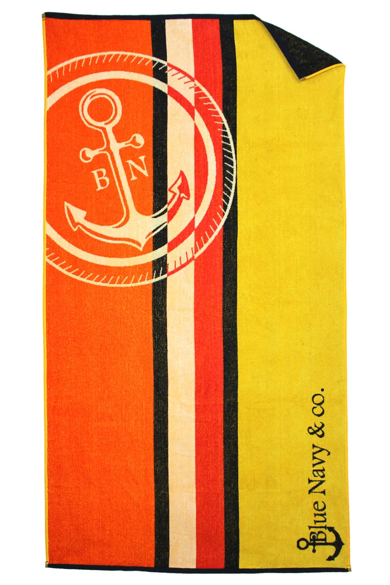 P.K. Collection Velours Strandhandtuch bunt Strandtuch 90x165 cm Strandlaken