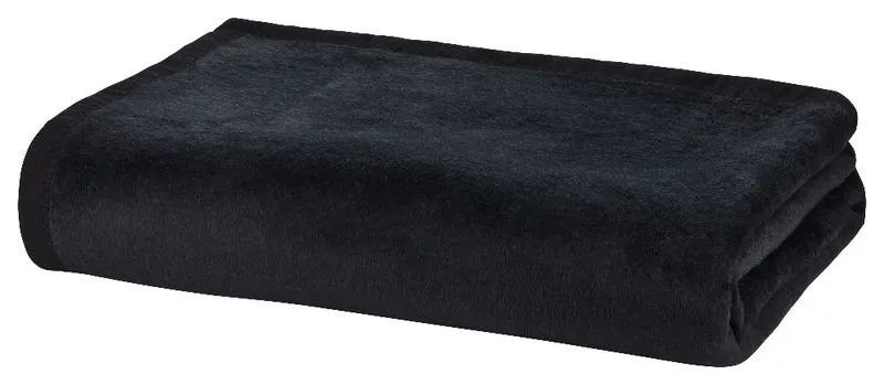 Kuscheldecke 150x200cm Wolldecke einfarbig uni Decke Baumwollmix MOON Classic