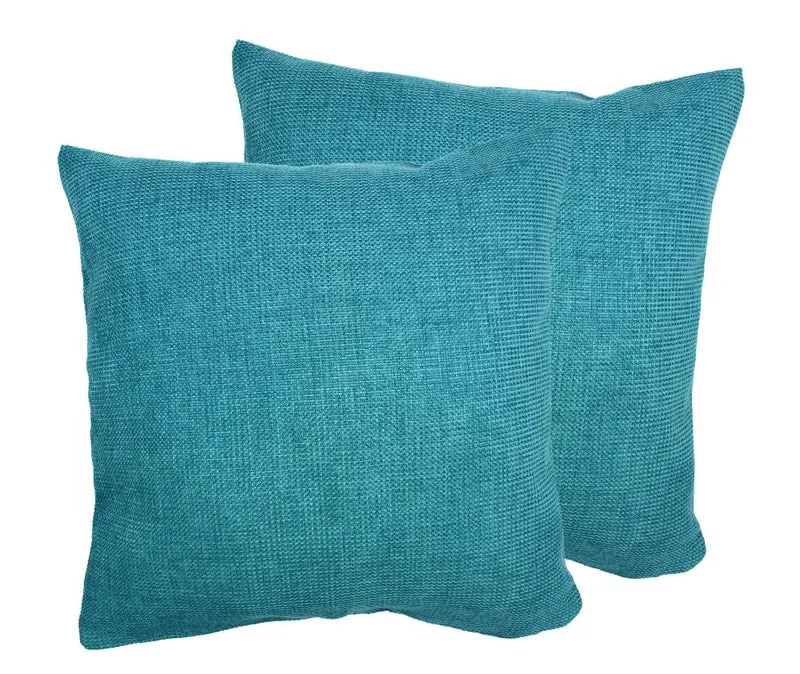 MOON-Luxury 2er Pack Kissenhülle Strukturoptik Chenille garngefärbt 50x50 Dallas