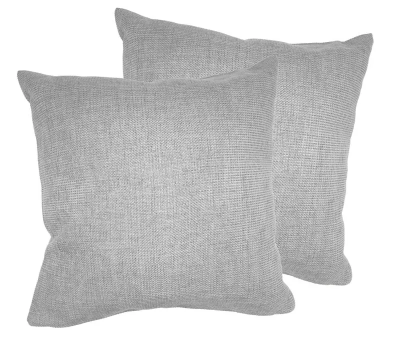 MOON-Luxury 2er Pack Kissenhülle Strukturoptik Chenille garngefärbt 50x50 Dallas
