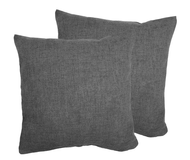 MOON-Luxury 2er Pack Kissenhülle Strukturoptik Chenille garngefärbt 40x40 Dallas