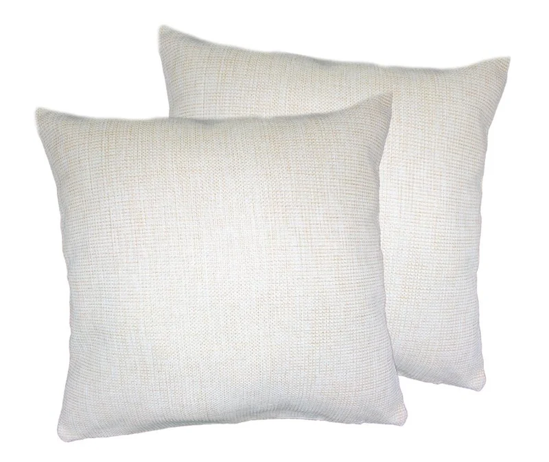 MOON-Luxury 2er Pack Kissenhülle Strukturoptik Chenille garngefärbt 40x40 Dallas