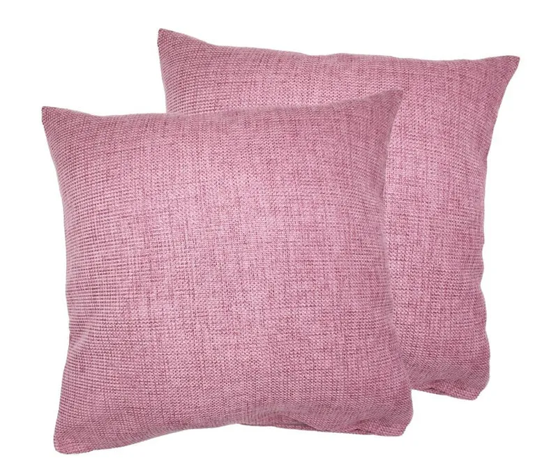 MOON-Luxury 2er Pack Kissenhülle Strukturoptik Chenille garngefärbt 60x60 Dallas