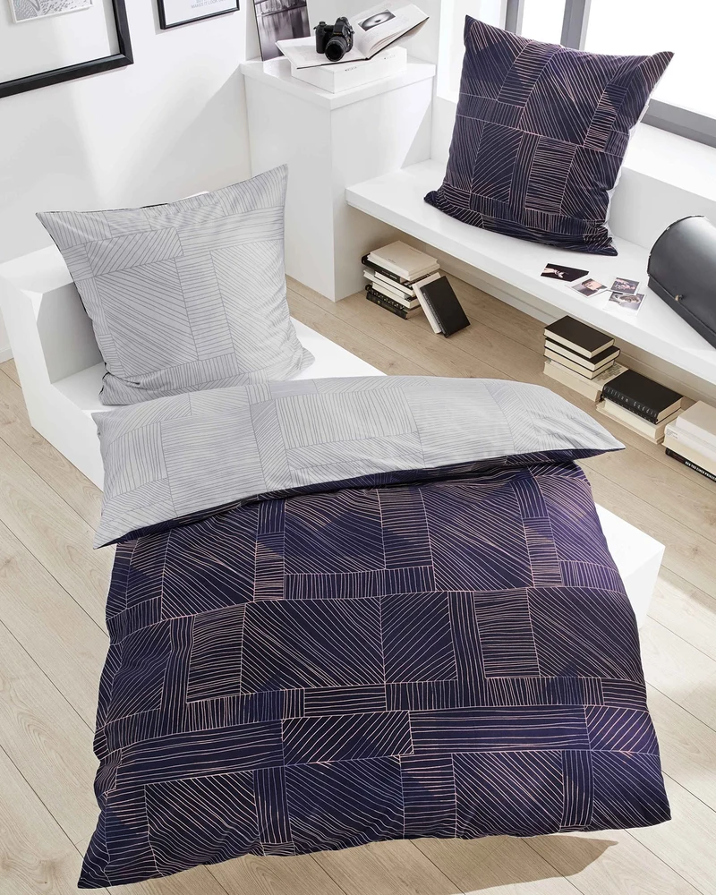Kaeppel Mako Satin Bettwäsche Must Have Line-up indigo 991-671