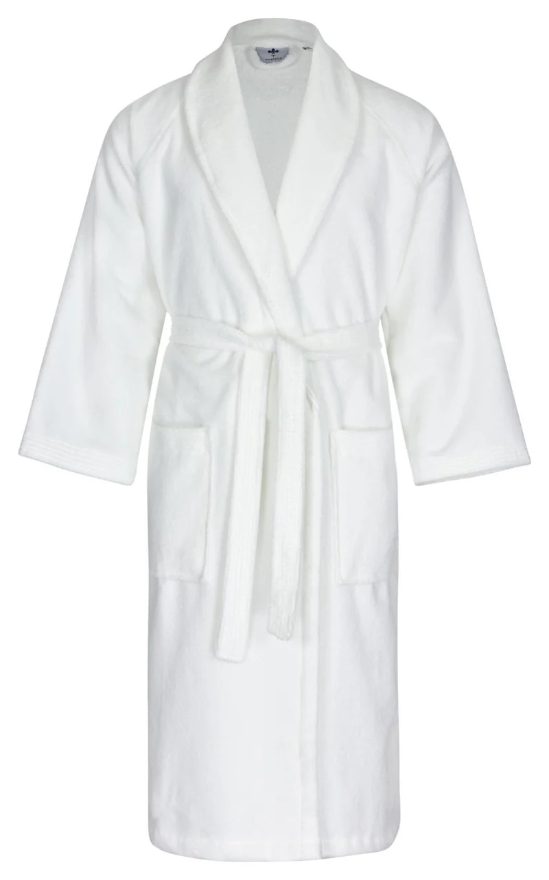 Floringo Luxus Bademantel mit Schalkragen Twin-Star super soft 95°
