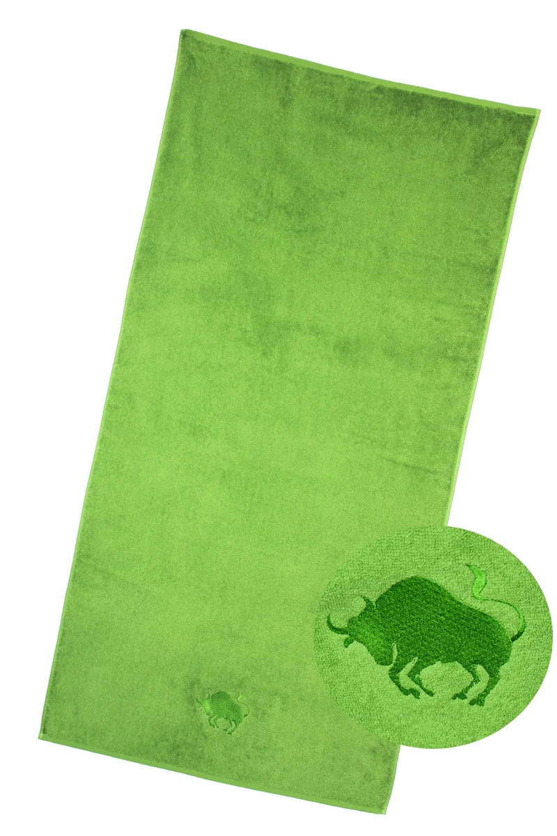 Floringo Duschtuch mit Sternzeichen Stickung 70x140 Serie Luxury-Line 630g/m²
