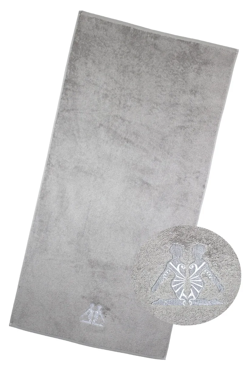 Floringo Duschtuch mit Sternzeichen Stickung 70x140 Serie Luxury-Line 630g/m²