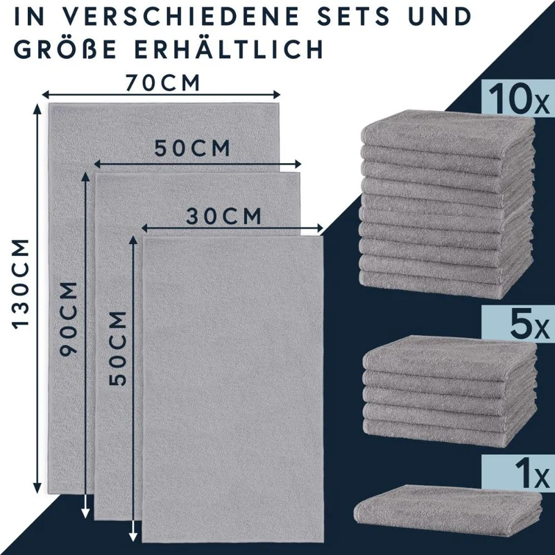 Friseurhandtuch Microfaser Duschtuch Handtuch Gästetuch mit Aufhänger Floringo