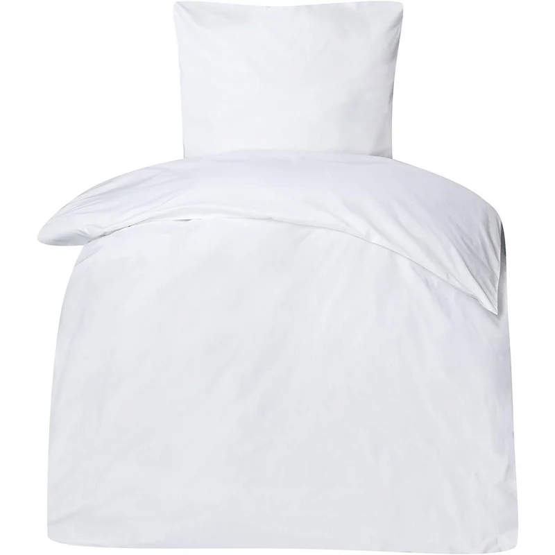 Moon - Pack Hotelbettwäsche, Kissenbezug Linon weiß - Serie Classic mit Hotelverschluss - 100% Baumwolle - 95° Kochfest (weiß)