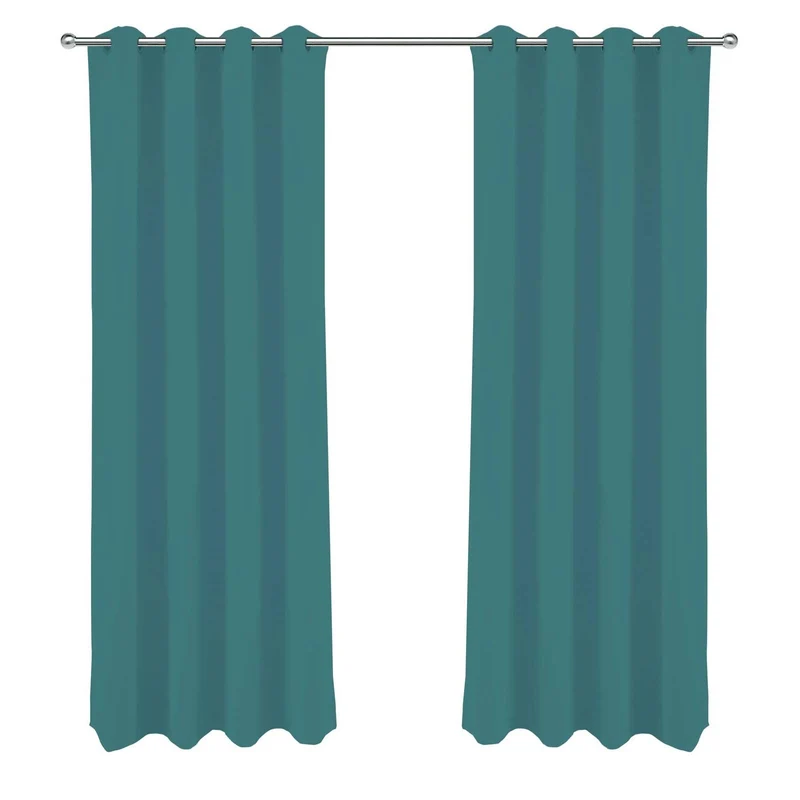 2er Pack Verdunkelungsvorhang 140x245cm Vorhang Verdunkelung Ösen Goldmond London