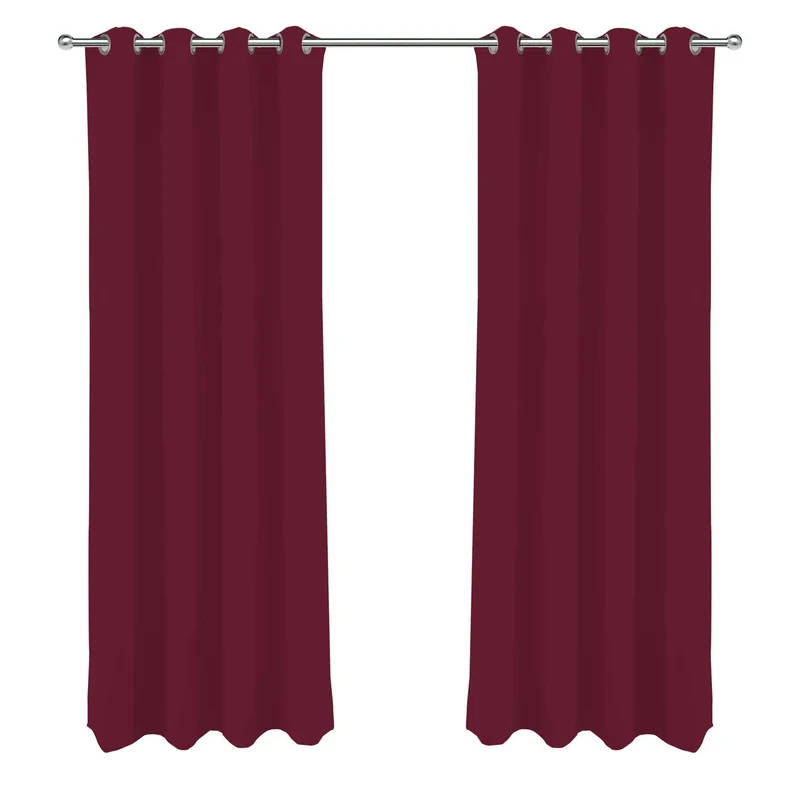 2er Pack Verdunkelungsvorhang 140x245cm Vorhang Verdunkelung Ösen Goldmond London