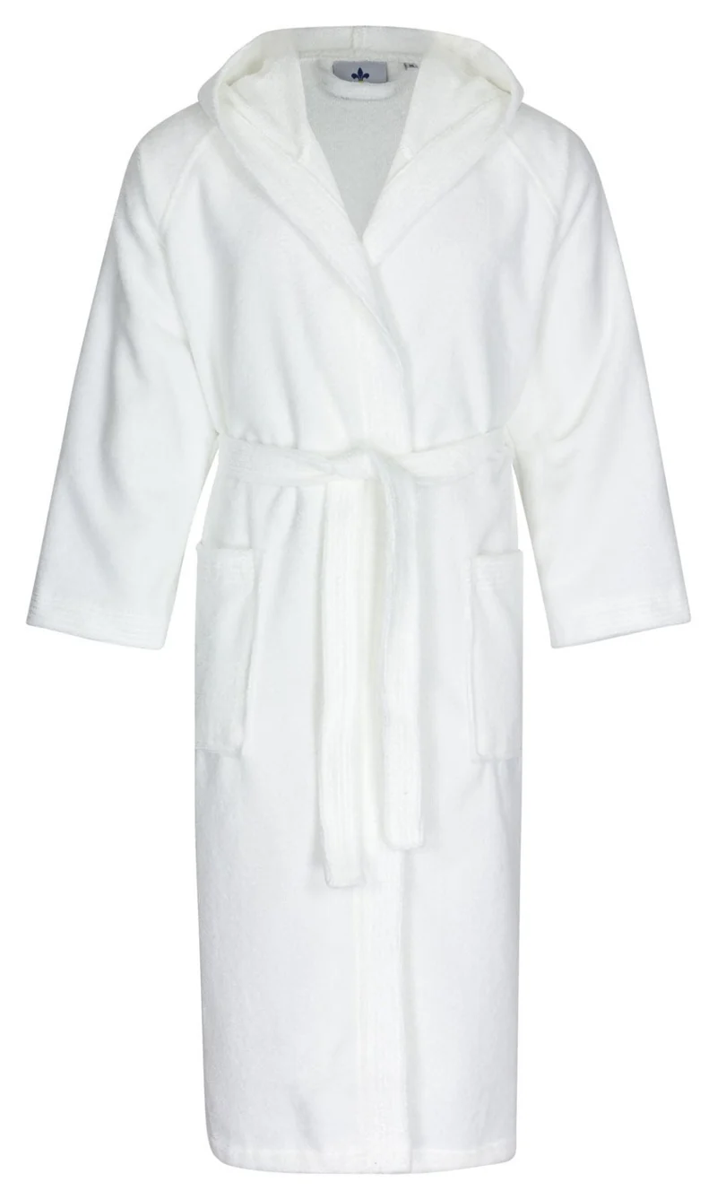 Floringo Luxus Bademantel mit Kapuze Twin-Star super soft