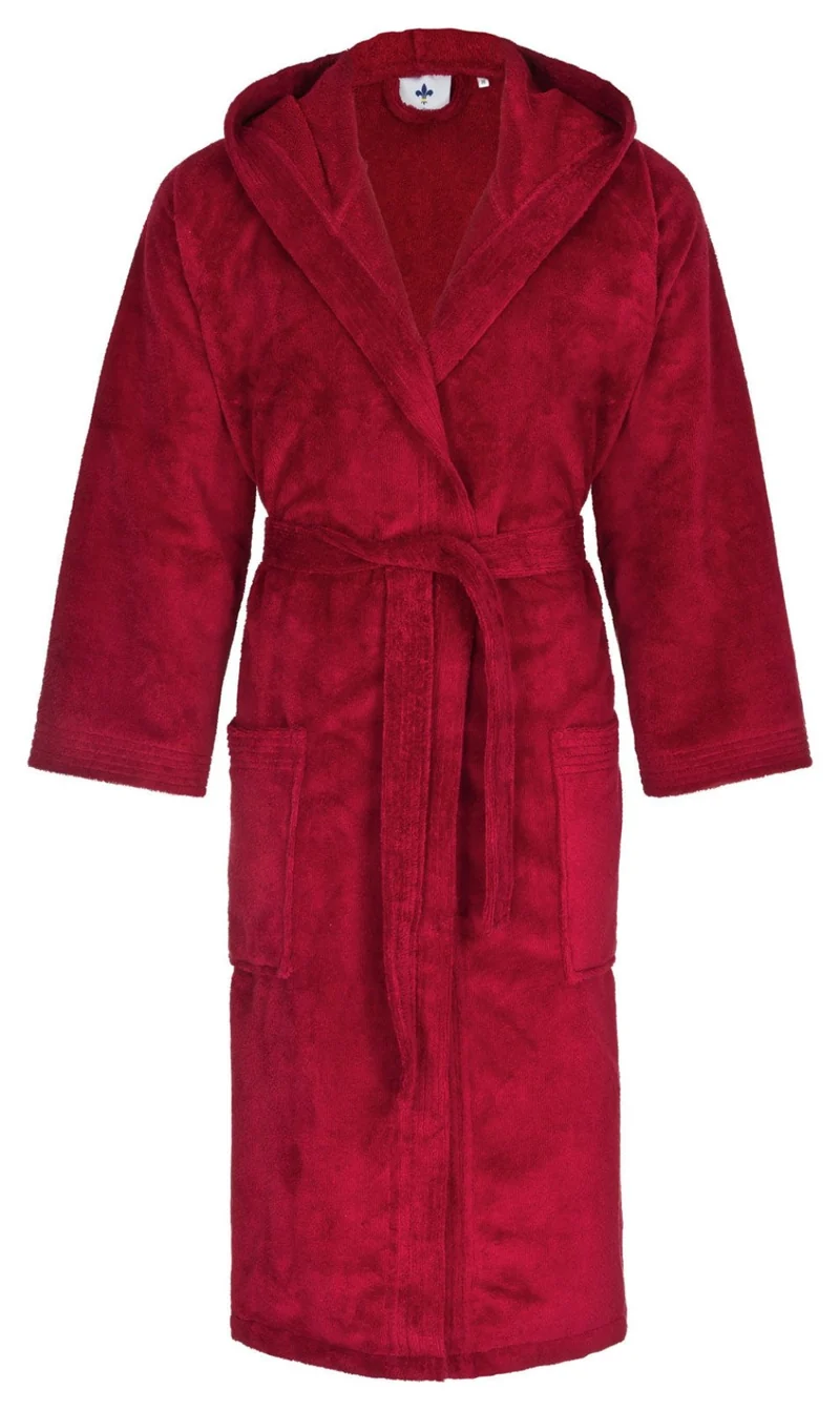Floringo Luxus Bademantel mit Kapuze Twin-Star super soft