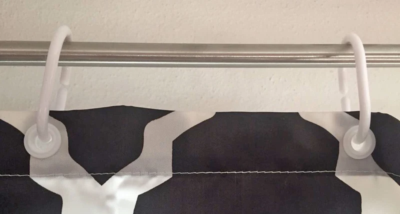 Textil Duschvorhang Badewannenvorhang Vorhang 180x200 incl. 12 Ringe