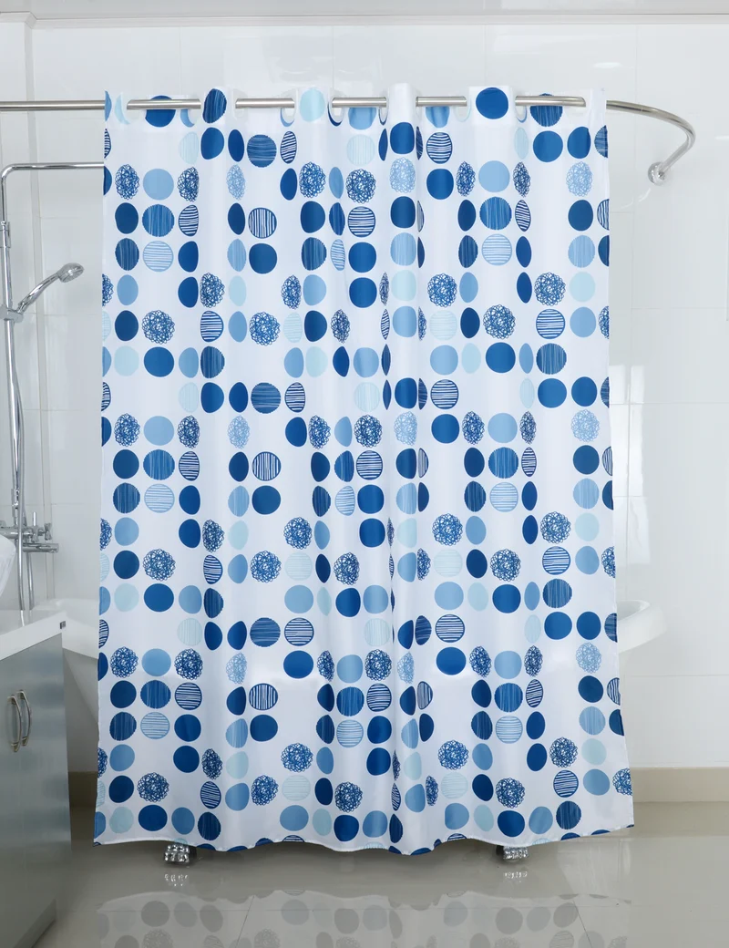 Textil Duschvorhang Badewannenvorhang Vorhang 180x200 incl. 12 Ringe