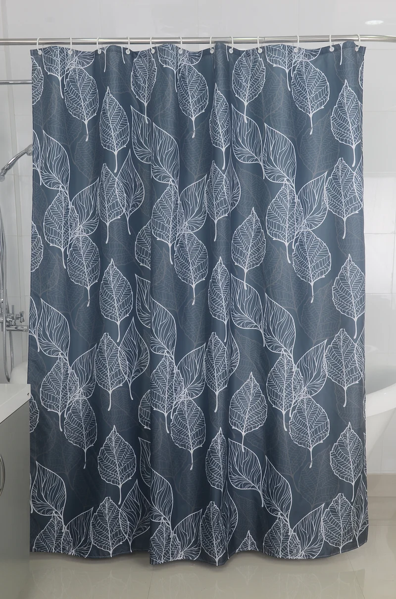 Textil Duschvorhang Badewannenvorhang Vorhang 180x200 incl. 12 Ringe