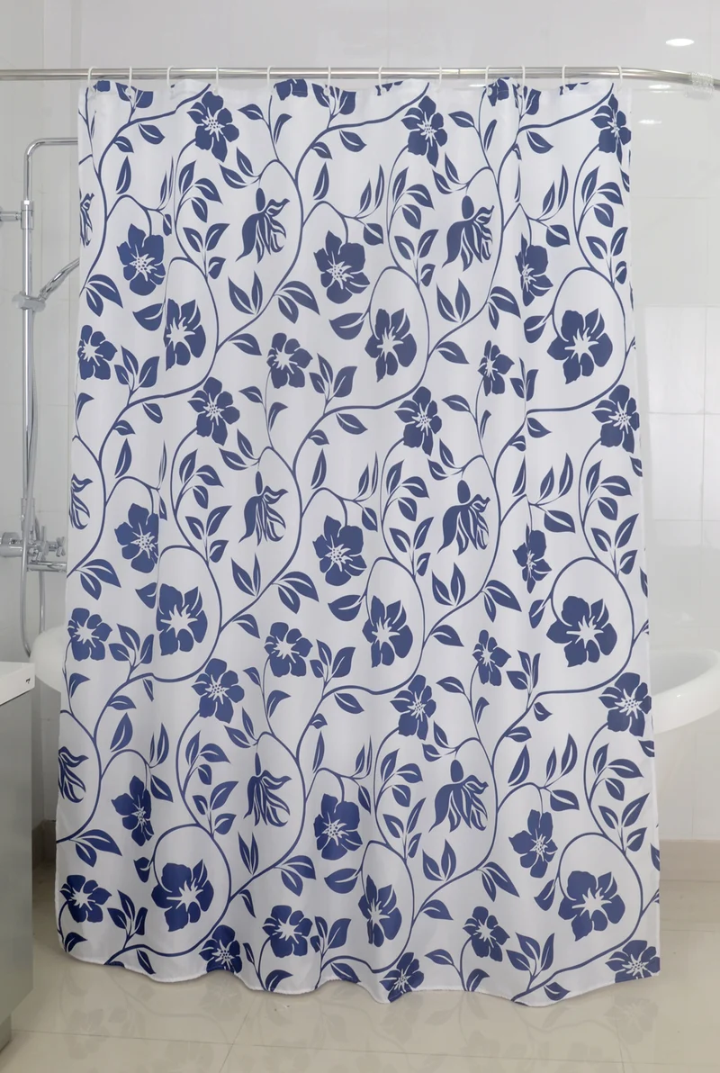 Textil Duschvorhang Badewannenvorhang Vorhang 180x200 incl. 12 Ringe