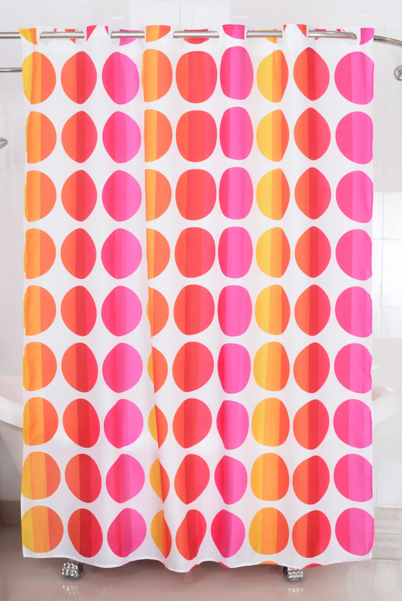 Textil Duschvorhang Badewannenvorhang Vorhang 180x200 incl. 12 Ringe