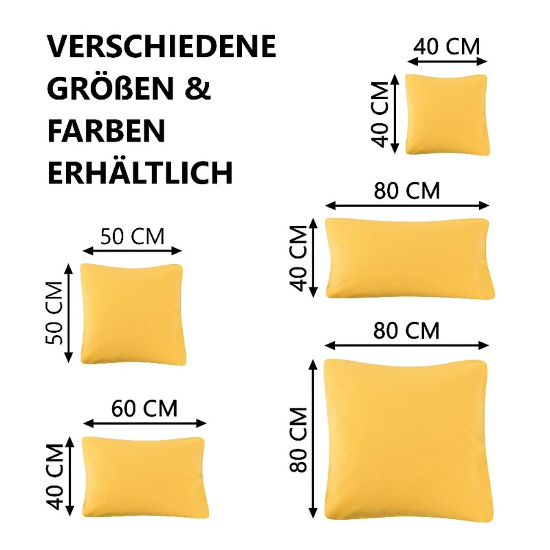 MOON Line-green 2er Pack Kissenbezug Kissenhülle Jersey 160g/m² 100% Baumwolle