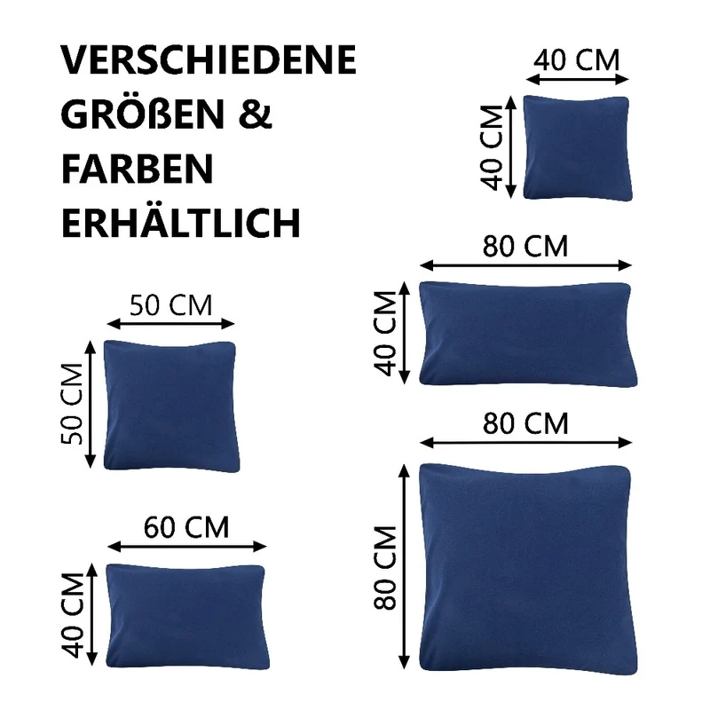 MOON Line-green 2er Pack Kissenbezug Kissenhülle Jersey 160g/m² 100% Baumwolle