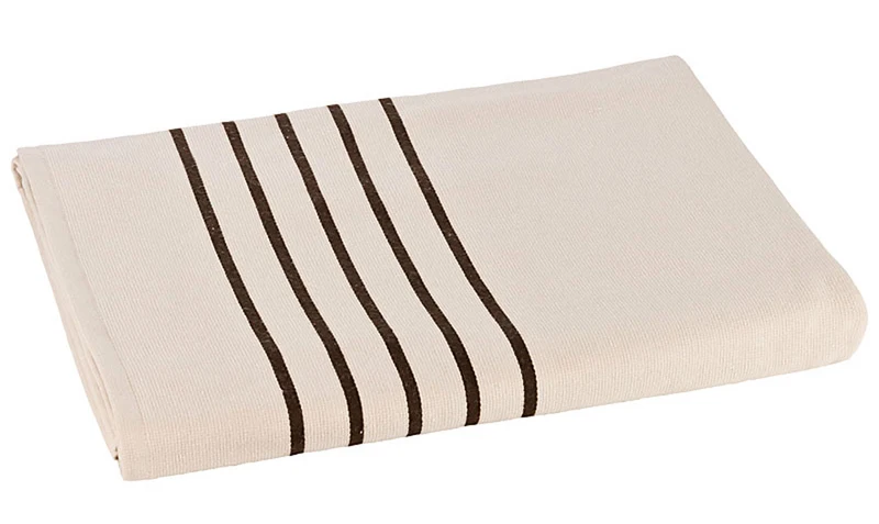 Floringo Hamamtuch Streifen Fransen 350g/m² einseitiges Walkfrottier 90x150 cm