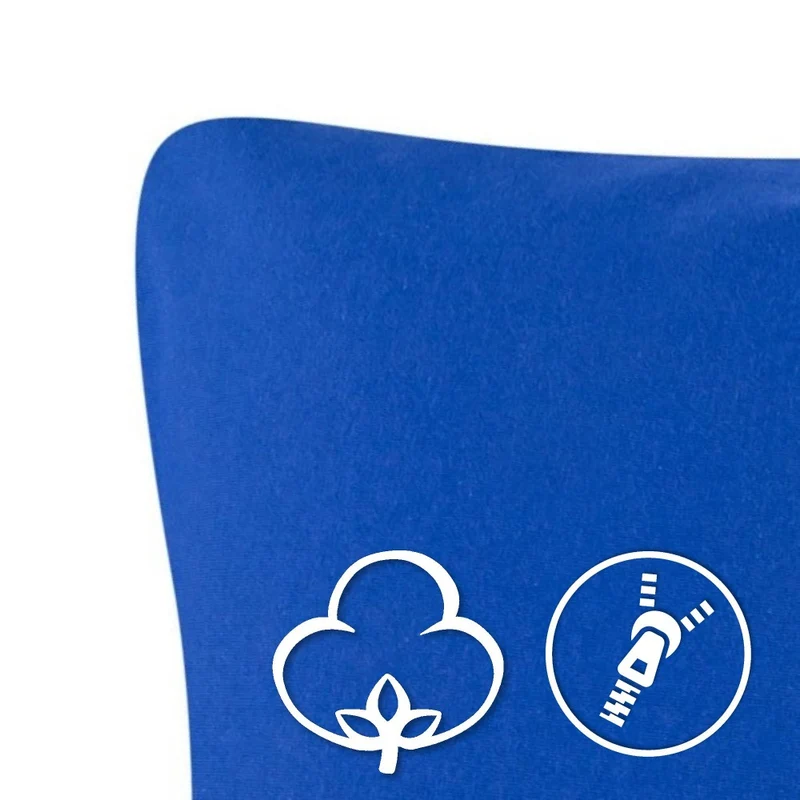 MOON 2er Pack Seitenschläferkissen Bezug Jersey Kissenbezug 40x145 oder 40x200