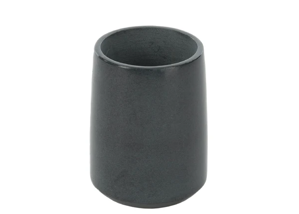 Soapstone Becher von Möve - Zahnbürstenhalter aus schwarzem Speckstein