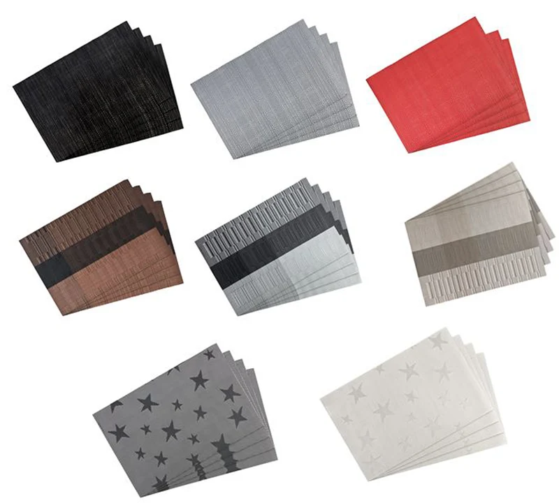 4er Pack Platzset / Tischset 30x45cm waschbar hitzebeständig Tischmatte