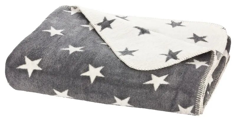 Moon Luxus Sterne Wolldecke Kuscheldecke 150x200