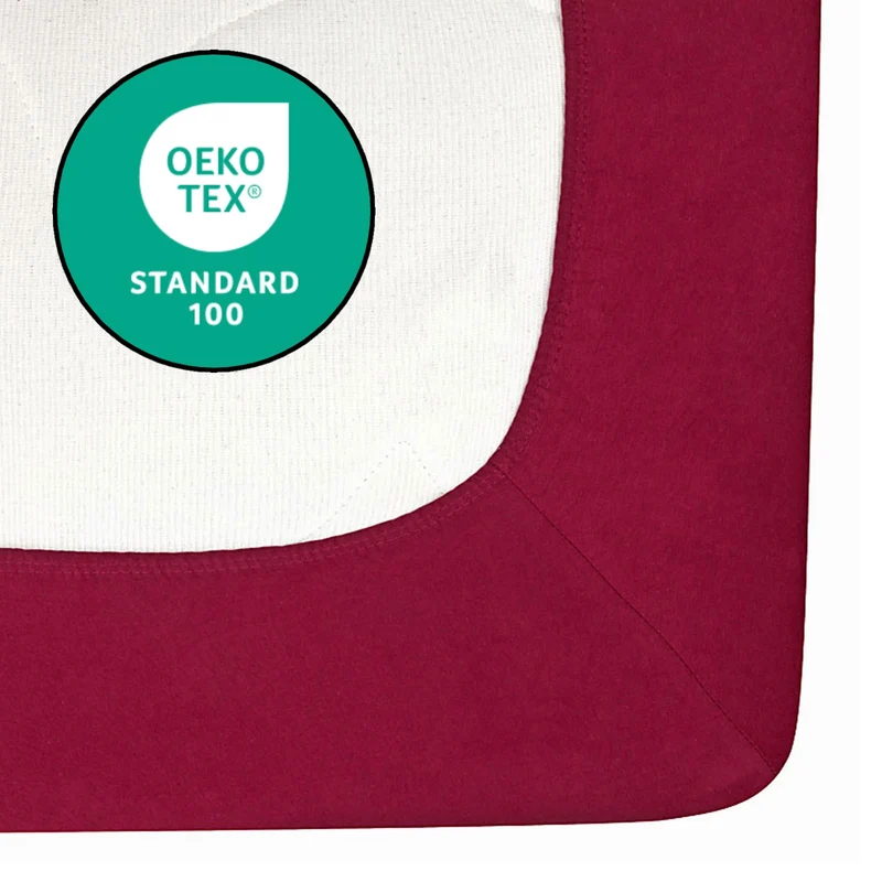 Topper Spannbettlaken Spannbetttuch Line green 160g/m² Jersey 180x200 - 200x220