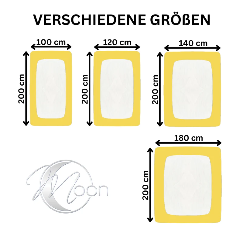 Topper Spannbettlaken Spannbetttuch Line green 160g/m² Jersey 140x200 - 160x220