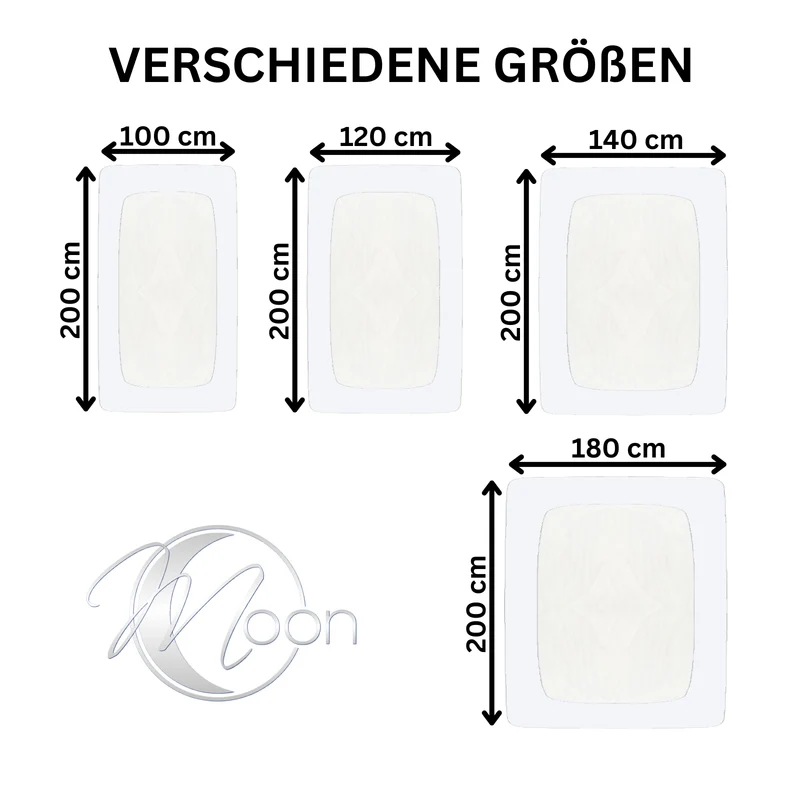 Topper Spannbettlaken Spannbetttuch Line green 160g/m² Jersey 140x200 - 160x220