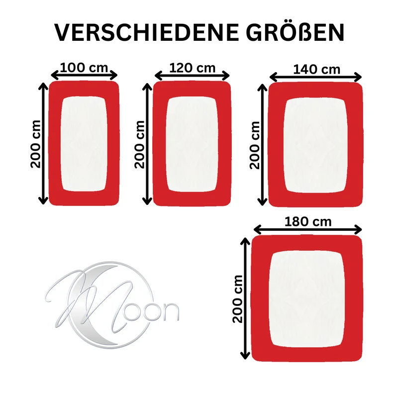 Topper Spannbettlaken Spannbetttuch Line green 160g/m² Jersey 140x200 - 160x220