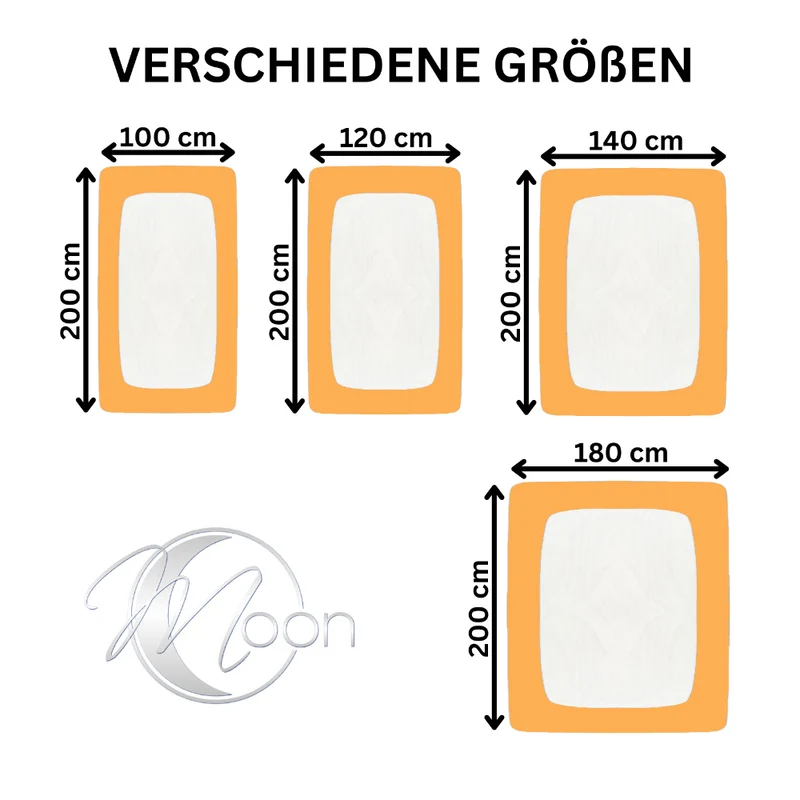 Topper Spannbettlaken Spannbetttuch Line green 160g/m² Jersey 120x200 - 120x220
